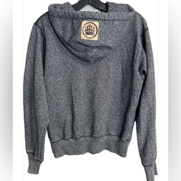 Muskoka Bear Wear Gray Unisex Hoodie Size XS - Picture 2 of 3